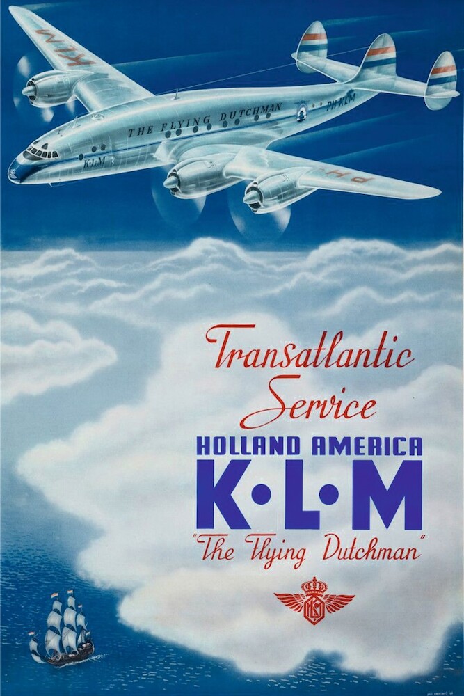 AV0001 KLM Transatlantic Service - Holland America - KLM Royal D