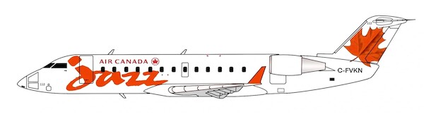 Canadair CRJ200 Air Canada Jazz (Orange) C-FVKN 3DD0099
