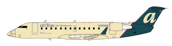 Canadair CRJ200 Air Tran Jet connect N433AW 3DD0109