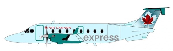 Beechcraft 1900D Air Canada / Air Georgian C-GGGA 3DD0113