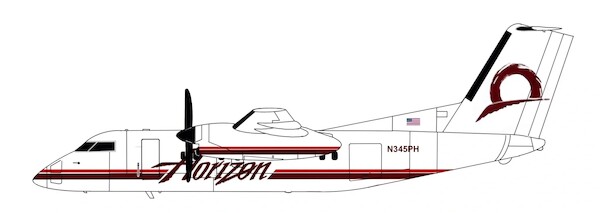 De Havilland Dash 8-Q100 Horizon N345PH 3DD0150