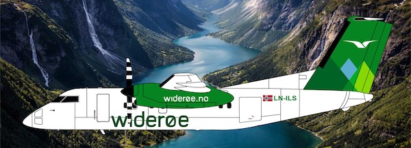 De Havilland Dash 8-Q100 Widerøe LN-ILS 3DD0165