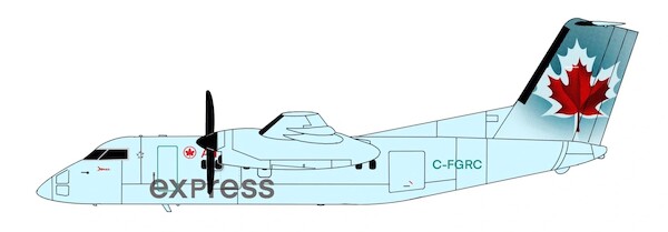 De Havilland Dash 8-Q100 Air Canada Express / Jazz C-FGRC 3DD0168