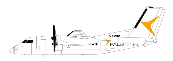 De Havilland Dash 8-Q100 PAL Airlines C-FDND 3DD0169