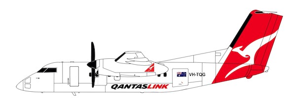 De Havilland Dash 8-Q200 Qantaslink VH-TQG 3DD0170