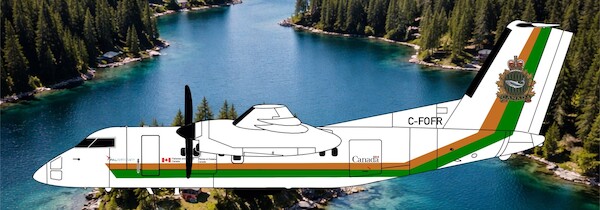 De Havilland Dash 8-Q100 Department Of Fisheries Canada (PAL Aerospace) C-FOFR 3DD0175