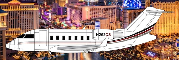 Challenger 650 Netjets N262QS 3DD0182