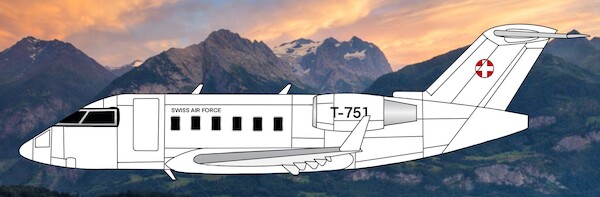 Challenger 604 Swiss Air Force T-751 3DD0186