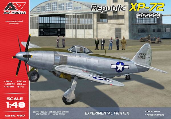 Republic XP-72 experimental.fighter (Contra rotating prop) AAM4817