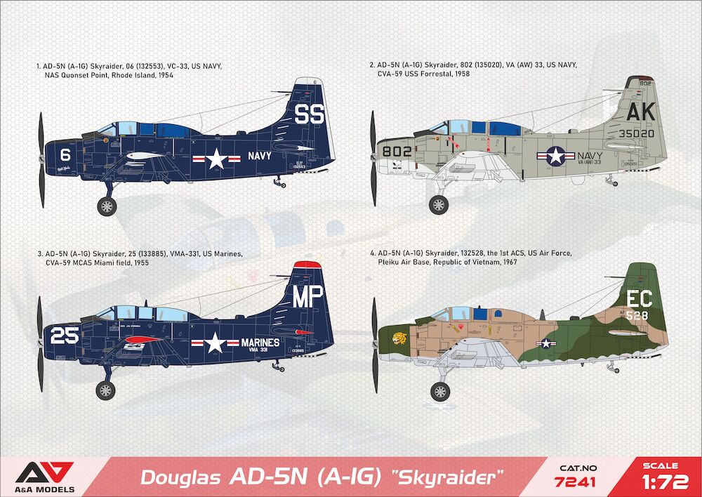 A&A Models AAM7241 Douglas AD-5N 