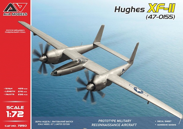 Hughes XF11 experimental reconnaissance aircraft (#47-0155) AAM7250