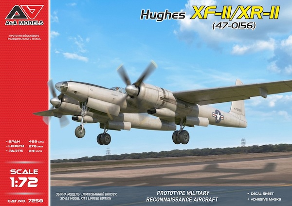 Hughes XF-11/XR-11 experimental reconnaissance aircraft (#47-0156) AAM7258