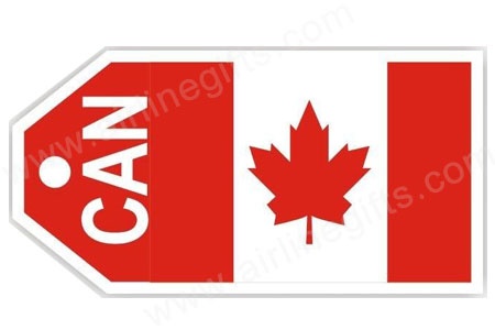 Canada flag baggage tag  TAG302