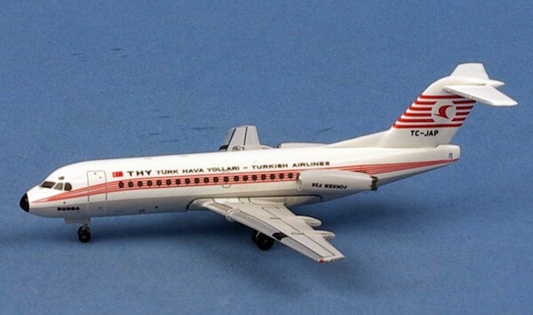 Fokker F28 Fellowship THY Türk Hava Yollari / Turkish Airlines TC-JAP AC411455