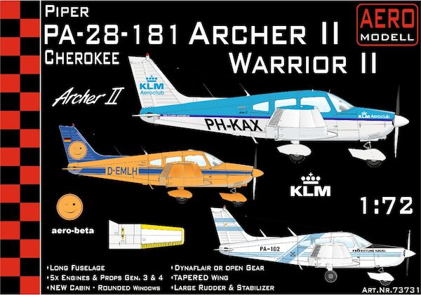 Piper PA-28-181 Archer II-Warrior II (KLM) (RESTOCK) 01-73731