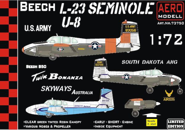 Beech L23/U8 Seminole (US Army , B50 Twin Bonanza (Skyways Australia) 73750