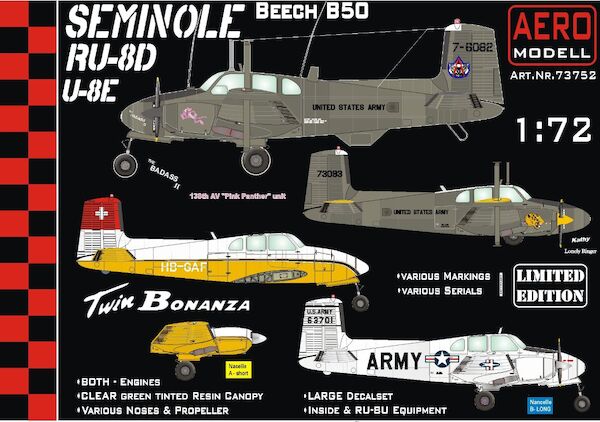 Beech RU-8D/U8E (US Army) , B50 Twin Bonanza (Swiss HB-GAF) 73752