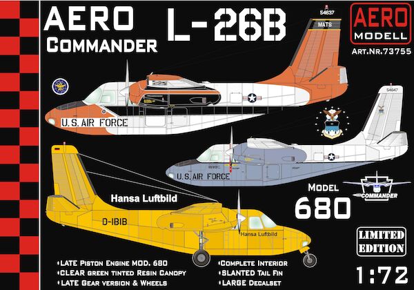 Aero 560ACommander L-26B USAF; Hansa LB 73755