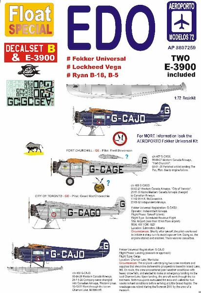 EDO Set E-3900 - for various types AP8807259