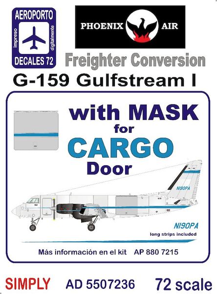 Grumman G-159 Gulfstream I (Phoenix - Freighter Conversion) -with  Mask  AD5507236