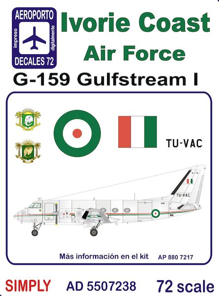 Grumman G-159 Gulfstream I (Ivorie Coast AF)  AD5507238