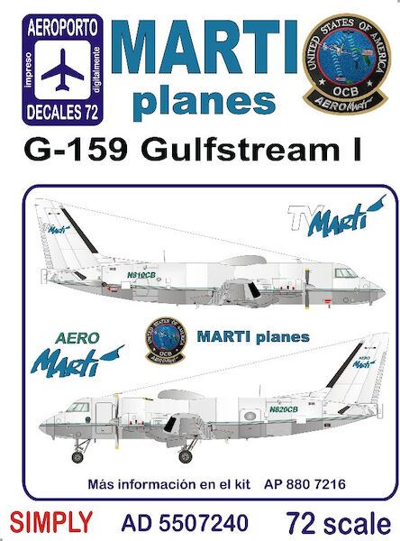 Grumman G-159 Gulfstream I (MARTI Planes)  AD5507240