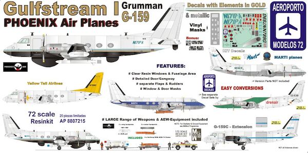 Grumman G159 Gulfstream I (PHOENIX Air Planes) (10 kits only)  AP8807215