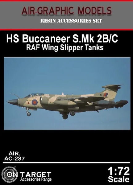 HS Buccaneer S . Mk2b/c Large slipper tanks (Airfix) AIR.AC-237