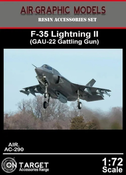 F35 Lightning II GAU-22 Gatling gun underfuselage AIR.AC-290