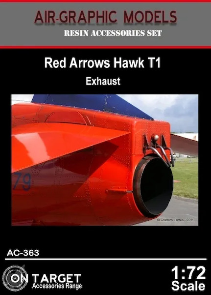 BAe HAwk T1 Red Arrows Exhaust and smoke pipe (Airfix) AIR.AC-363