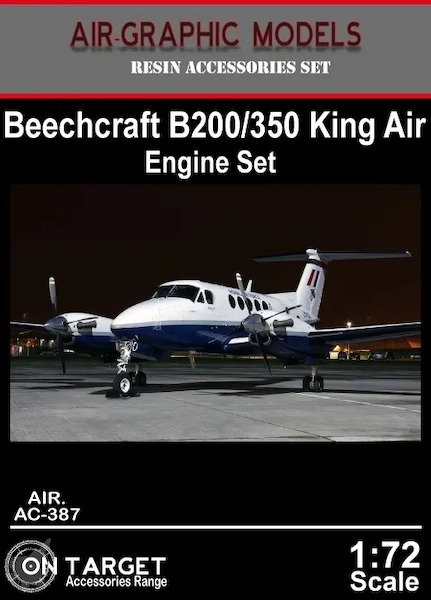 Beechcraft B200/B350 King Air Engine Set (A&A Models, Sova M/Modelsvit, etc) AIR.AC-387
