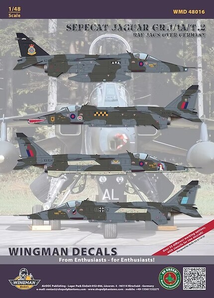 SEPECAT Jaguar GR.1/GR.1A 6 T.2 - RAF Jags over Germany (BACK IN STOCK) WMD48016