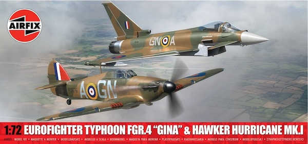 Eurofighter Typhoon FGR4 "Gina"and Hawker Hurricane MK1 Twin pack A40002