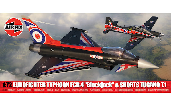 Eurofighter Typhoon FGR4 "Blackjack"and Shorts Tucano T1 Twin pack A40003