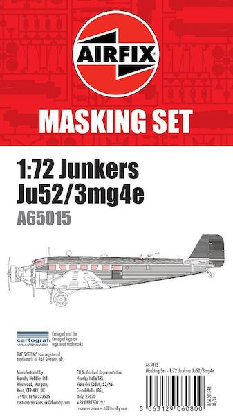 Junkers ju52/3mg4e Masking Set - (Airfix) AX65015