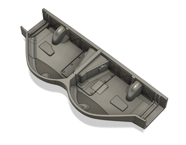 Macchi Folgore wheel bay, for Italeri 02850 AHL4807893