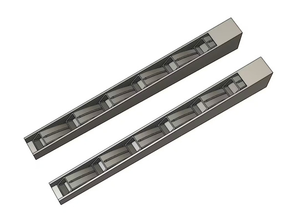 Macchi Folgore exhausts (2 pcs), for Italeri 02850 AHL48094