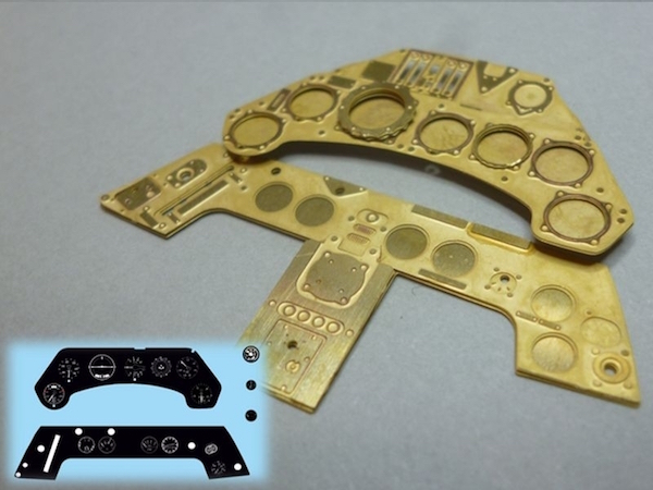 Focke Wulf FW190 Instrument Panel Upgrade PE24FOC