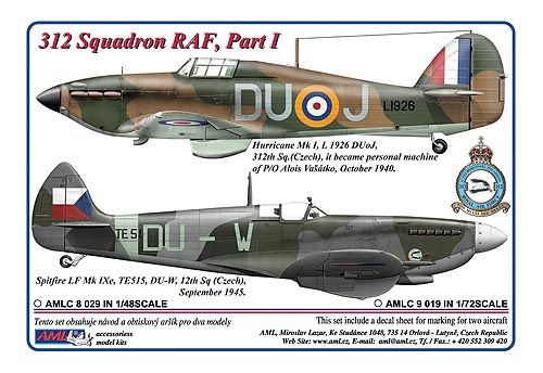 312sq RAF Part 1 (Hurricane MKI, Spitfire LF MkIXe)  AMLC4-005