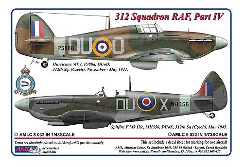 312sq RAF Part 4 (Hurricane MKI, Spitfire LF MkIXe)  AMLC4-008