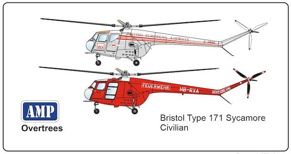 Bristol Type 171 Sycamore civilian (BEA, Swiss Feuerwehr) AMP OvT 171 B