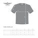 T-Shirt with pin-up TURBO PROPELLER plane A-29B Super Tucano Large  02148815