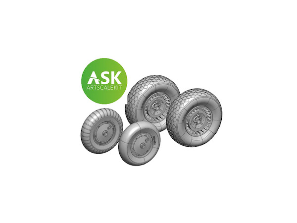 Messerschmitt Me262 Wheel set (Arma Hobby) 200-A72042