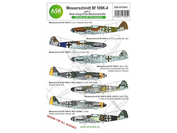 Messerschmitt BF109K-4 part 1 - Swan song of the Messerschmitts 200-D72041