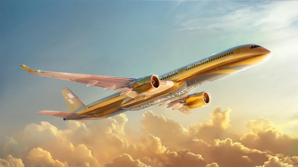Airbus A350-1000 STARLUX Airlines "Airsorayama Gold " B-58554 detachable gear AV4431