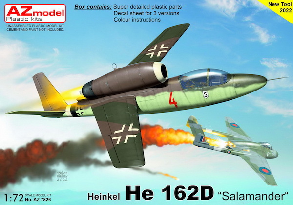Heinkel He162D "Salamander"  AZ7826