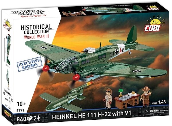 Heinkel HE 111 H-22 with V1 Flying Bomb - Executive Edition COBI-5771