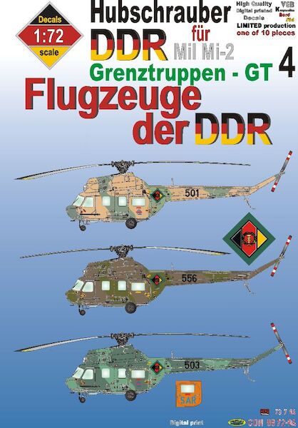 Flugzeuge der DDR: Mil Mi2 DDR Grenztruppen CON887294