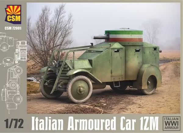 Italian Armoured Car 1ZM  CSM72001