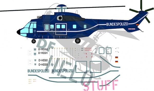 DF-Helo stuff DF23172 AS332 Super Puma "Bundespolizei"